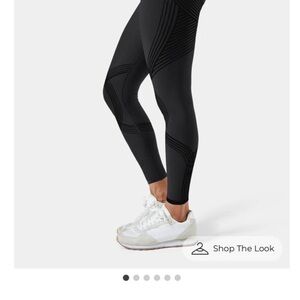 FANKA Black Textured lift n Curve Leggings NEW